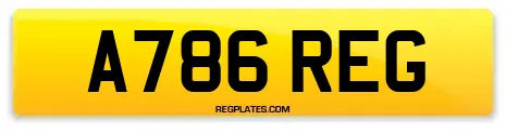 A786 REG
