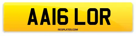 AA16 LOR