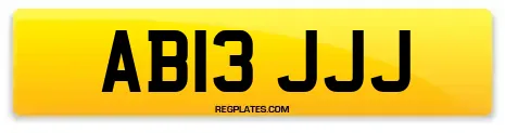 AB13 JJJ