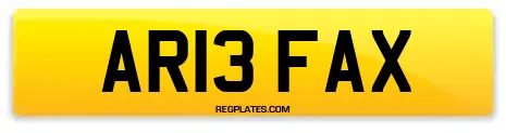 AR13 FAX