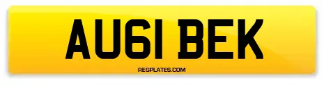 AU61 BEK