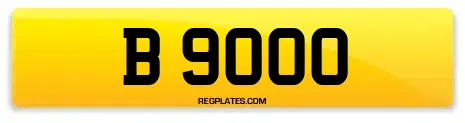 B 9000
