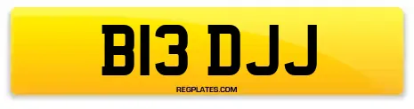 B13 DJJ