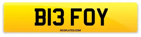 B13 FOY