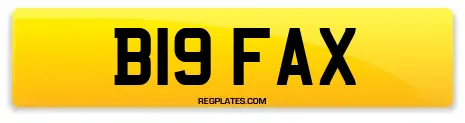 B19 FAX