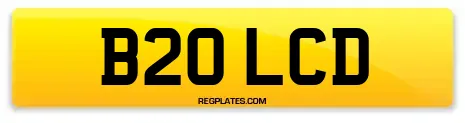 B20 LCD