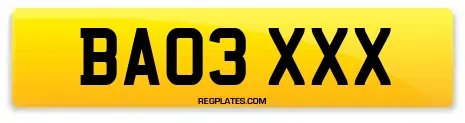 BA03 XXX