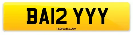 BA12 YYY