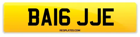 BA16 JJE