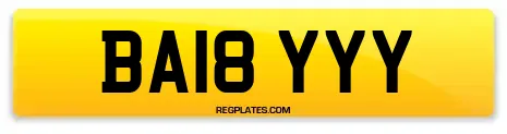 BA18 YYY