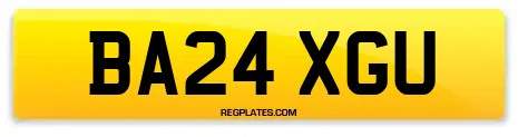 BA24 XGU