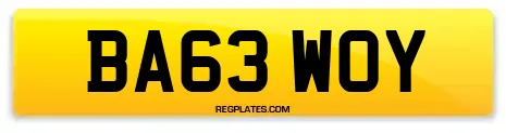 BA63 WOY