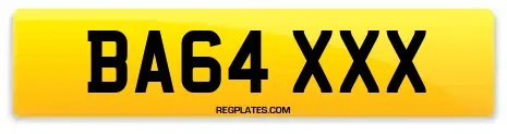BA64 XXX