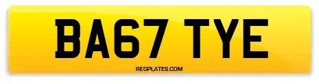 BA67 TYE