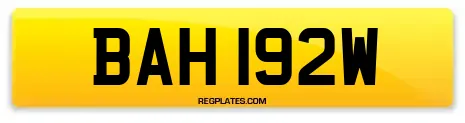 BAH 192W