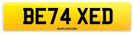 BE74 XED