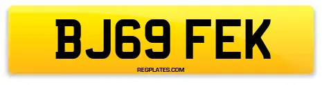 BJ69 FEK