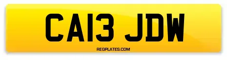 CA13 JDW