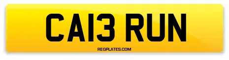 CA13 RUN
