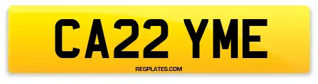 CA22 YME