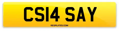 CS14 SAY