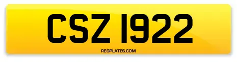 CSZ 1922