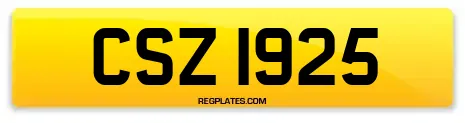 CSZ 1925