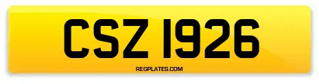 CSZ 1926