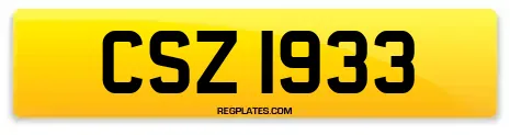 CSZ 1933