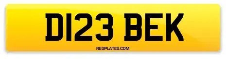 D123 BEK