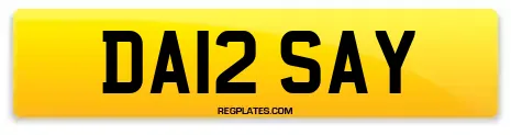 DA12 SAY