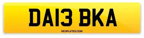 DA13 BKA