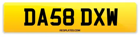 DA58 DXW