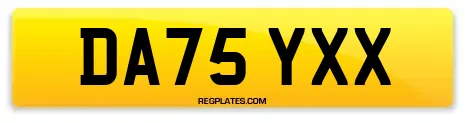 DA75 YXX