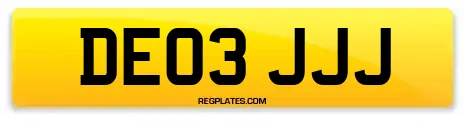 DE03 JJJ