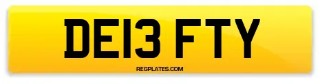 DE13 FTY