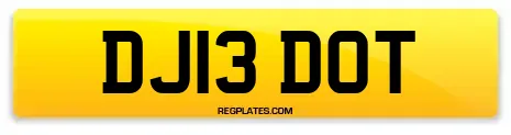 DJ13 DOT