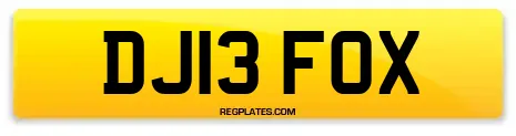 DJ13 FOX