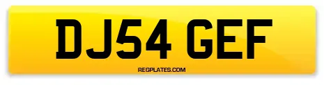 DJ54 GEF