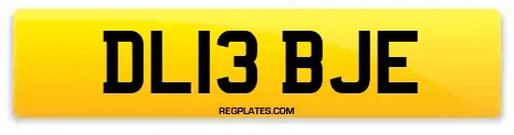 DL13 BJE
