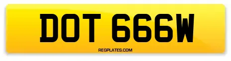 DOT 666W
