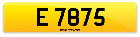E 7875