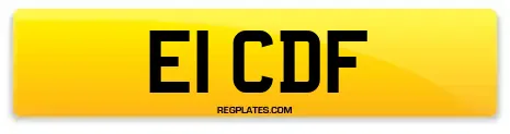 E1 CDF