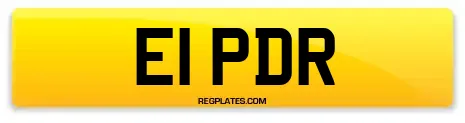 E1 PDR