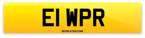 E1 WPR