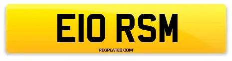 E10 RSM