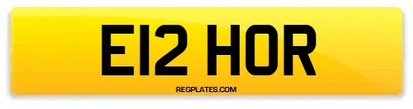 E12 HOR