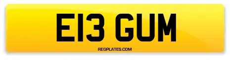 E13 GUM