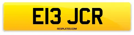 E13 JCR