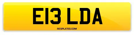 E13 LDA